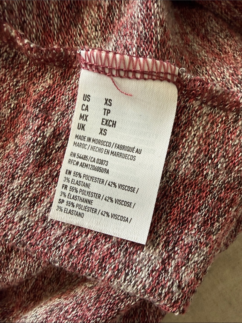 Sleeveless Marled Raspberry Racerback Tunic Dress - Picture 4 of 9
